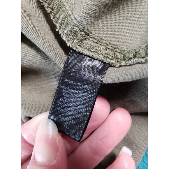 Express Military Jacket Womens Green Button Heavy Ladies Utility Sz Medium - Picture 4 of 8